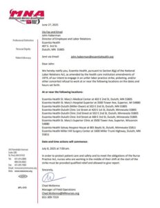 strike notice